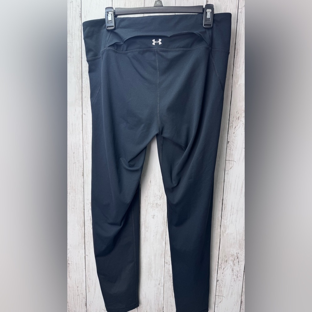 Under Armour Women's Navy Leggings - Picture 3 of 7